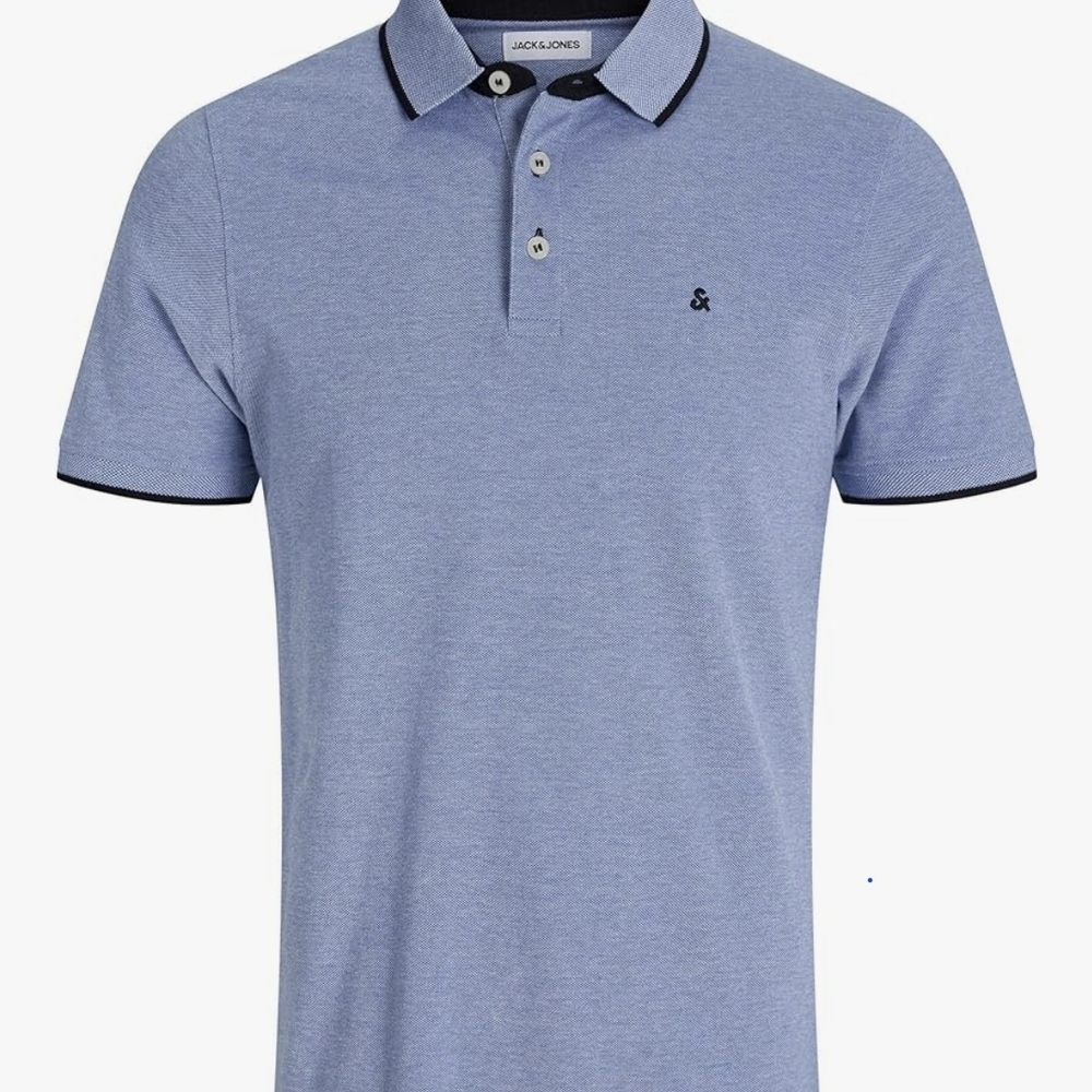 Jack & Jones Light Blue Polo Shirt for Men